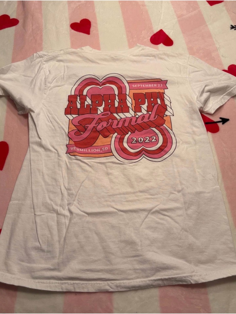 Formal 2022 Graphic Tee - White & Pink